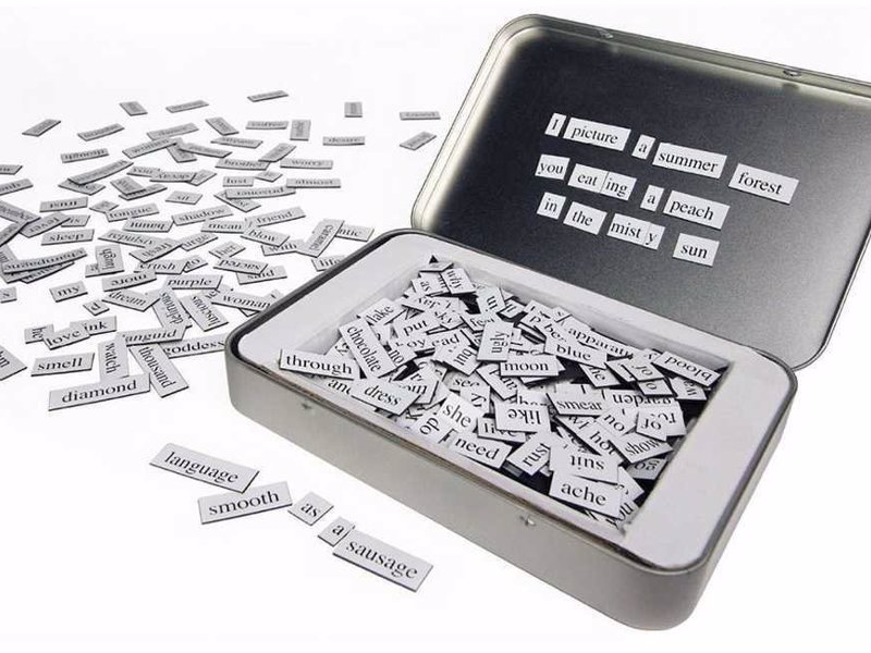 The Original Magnetic Poetry - Be a poet, and know it - in your own kitchen