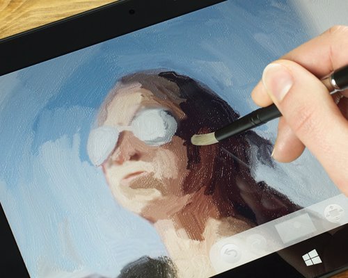 Artist Brush &  Stylus for Tablet or Phone - One of the best brushes available to create realistic paintings on your digital devices