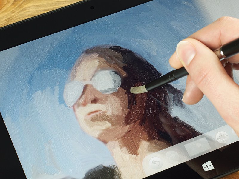 Artist Brush & Stylus for Tablet or Phone - One of the best brushes available to create realistic paintings on your digital devices