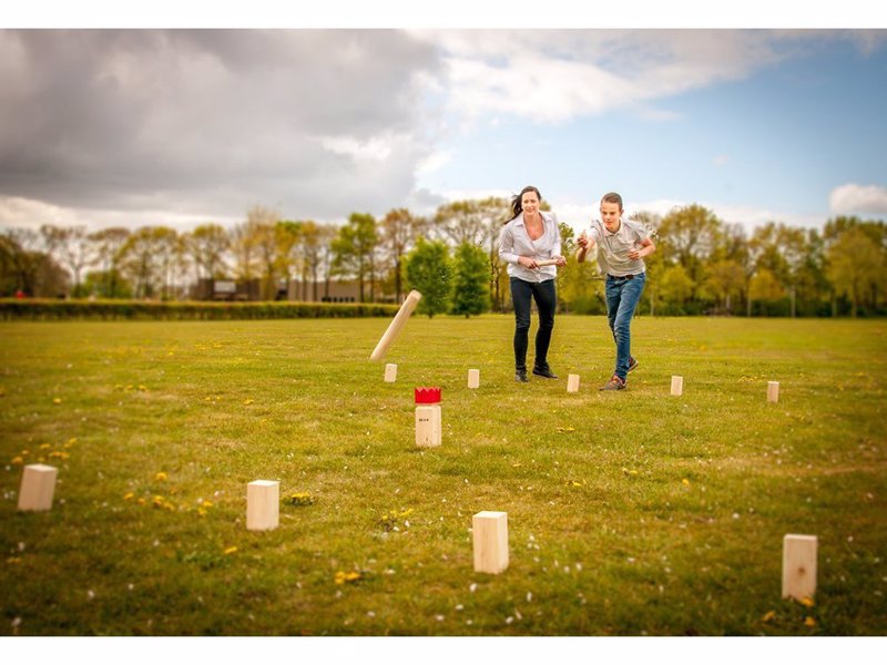 Kubb - Award Winning Lawn Game - This fantastically fun ancient Viking game is a test of accuracy and strategy