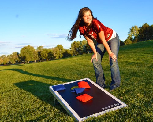 Portable Cornhole - Cornhole you can carry - ideal for tailgaters, backyard BBQs, campsites, and more
