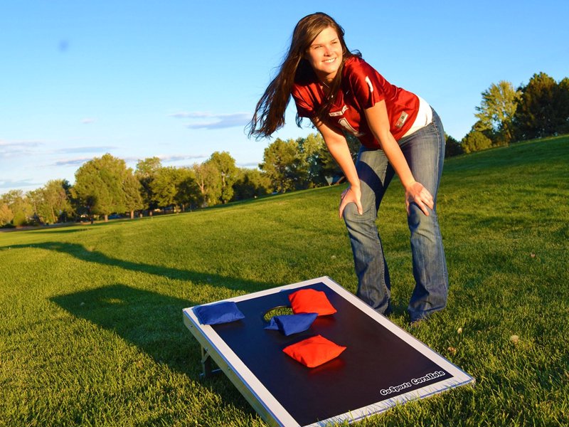 Portable Cornhole - Cornhole you can carry - ideal for tailgaters, backyard BBQs, campsites, and more