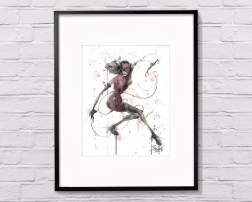 Arty Superhero Watercolor Prints